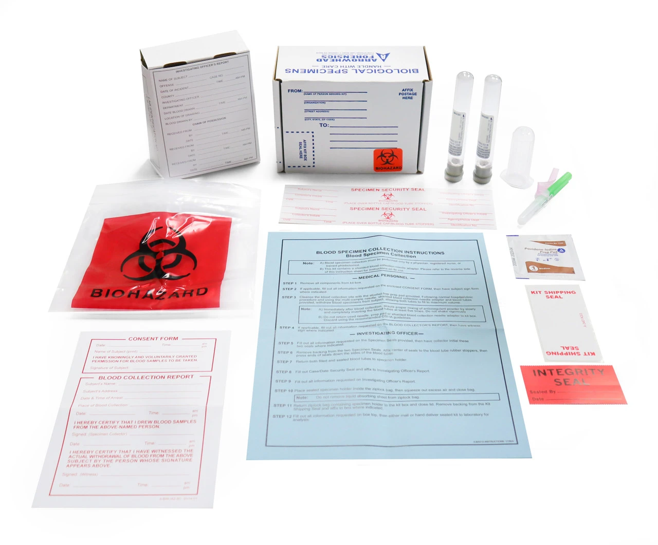 Blood/Alcohol Collection kit